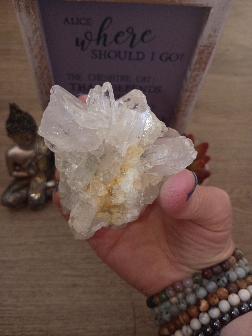 Natural Clear Quartz Cluster Decorative Crystal From Brazil